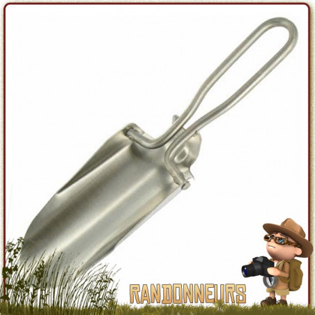 PELLE PLIANTE DE SURVIE ETUI DE RANGEMENT CEINTURE IDEAL CAMPING RANDONNEE