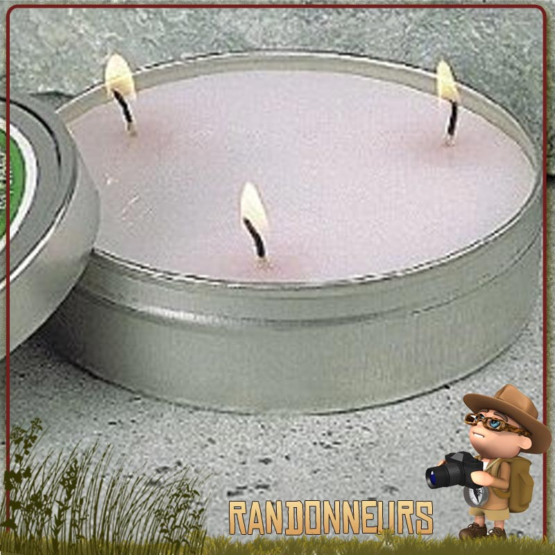 Bougies De Survie Longue Durée 10 10 Heures – Sans Fumée, Portable, Pour Camping, Coupure De Courant, Urgence Bougies Longue Durée Sans Fumée Odeur