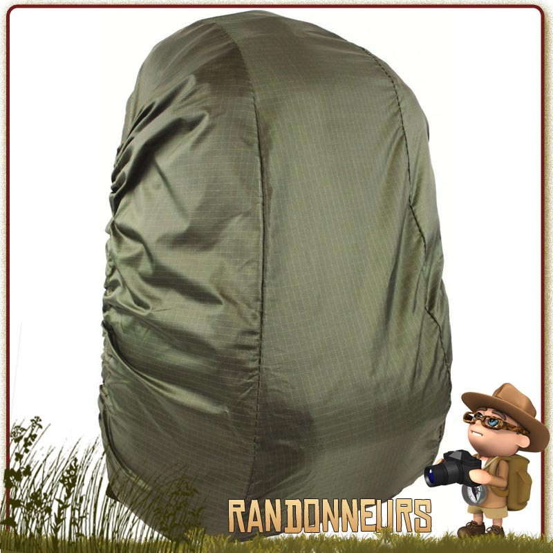 couvre Sac Dos militaire 40 à 50 Litres Etanche vert olive Highlander