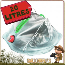 Bidon D'eau Pliable, Bidon D'eau Pliable En Plastique Poignée Largement  Applicable Pour L'auto-conduite 15L