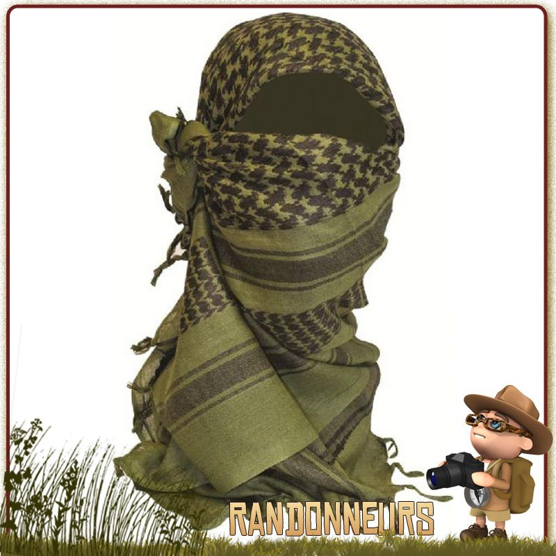 Echarpe Tour de Cou militaire WOODLAND camouflage armée Rothco france
