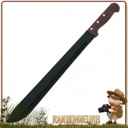 Machette Bushcraft Acier 45 cm Herbertz lame acier full tang 45 cm manche bois pacca