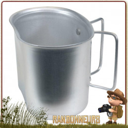 Tasse inox camping 9,5 x 9 cm 500 ml - Achat vente pas cher Buscraft et  randonnée