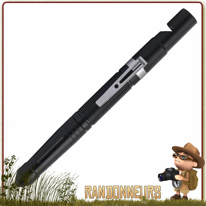 Survival Pen 4 en 1 Relags kit de survie complet stylo tactique survie