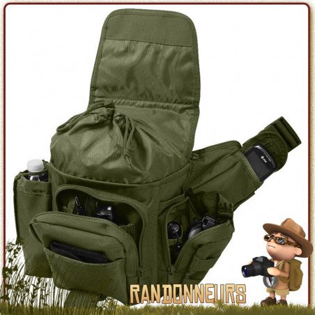 Sac Bandouliere Militaire MOLLE Vert Rothco