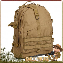 Sac à Dos tactique militaire Large Transport Pack 45L Coyote Rothco france type bushcraft