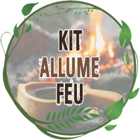 Kit Allume Feu de Survie etanche Coghlans briquet amadou boite etanche