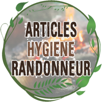 articles d'hygiène corporelle pour randonner camper bushcraft en