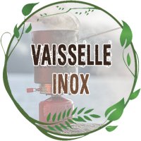 vaisselle camping acier inoxydable campfire primus popote inox bushcraft alpine msr assiette couverts inox kfs trekking