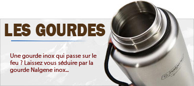 Gourde Inox Nalgene 1 Litre, la gourde bushcraft par excellence